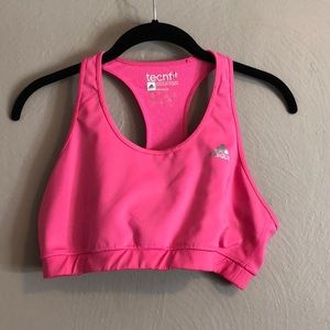 Adidas hot pink sports bra
